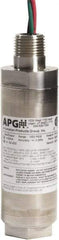 Made in USA - 100 Max psi, 1/4" NPT (Male) Connection Intrinsically Safe Transmitter - mA Output Signal, 1/4" Thread, -40 to 185°F, 28 Volts - USA Tool & Supply