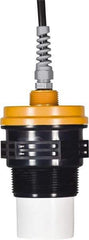 Made in USA - 1\x92 to 25\x92 for Liquids, 1\x92 to 10\x92 for Solids Transmission Range Ultrasonic Explosion-Proof Transmitter - 2" NPT Mount, 30 Max psi, ±0.25% of Range Accuracy, 12 to 28 VDC (Loop Powered) - USA Tool & Supply