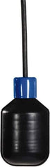 Made in USA - 13 Max psi, 140°F Max, Liquid Level Float - Chlorinated Polyethylene Stem, N.C. Switch Logic - USA Tool & Supply