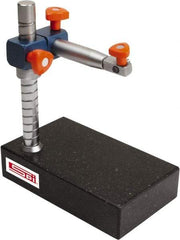 SPI - Granite, Rectangular Base, Comparator Gage Stand - 10" High, 10" Base Length x 6" Base Width x 2" Base Height, Includes Holder - USA Tool & Supply