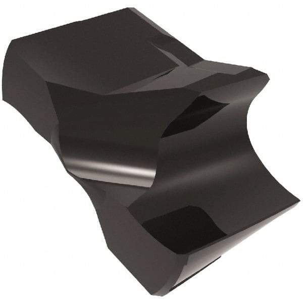 Kennametal - Series KSEM, 25mm Diam Grade KCPM45 150° Replaceable Drill Tip - Carbide, TiAlN Finish, 5 Seat Size - USA Tool & Supply