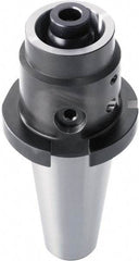 HAIMER - HSK100A, C, E Taper, On-Center/Rotating, Spindle Adapter - 80mm Projection, Use with ISO50 Spindle - USA Tool & Supply