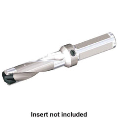 Kennametal - 38.1 to 40mm Diam, 5xD, 7-1/2" Max Depth, 1-1/2" Shank Diam, 232.9mm Flute, 342.85mm OAL, Replaceable Tip Drill - KSEM3810HPGM Insert, 10 Seat Size, KSEM Toolholder, Series KSEM - USA Tool & Supply
