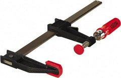 Bessey - 6" Capacity, 3-1/2" Throat Depth, Carbon Steel Bar Clamp - 1,100 Lb Clamping Pressure - USA Tool & Supply