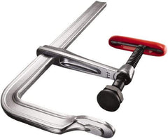 Bessey - 4-3/4" Throat Depth, 18" Max Capacity, Standard Sliding Arm Clamp - 1,980 Lb Clamping Pressure, 45/64" Spindle Diam - USA Tool & Supply