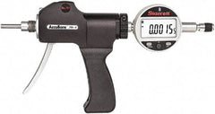 Starrett - Electronic Bore Gages Type: Pistol Grip Electronic Bore Gage Minimum Measurement (Decimal Inch): 0.7500 - USA Tool & Supply