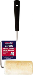 Premier Paint Roller - 10" Long, 1/4" Nap, Wall Paint Roller Set - 5" Wide, Steel Frame, Includes Roller Cover & Frame - USA Tool & Supply