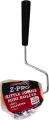Premier Paint Roller - 10" Long, 3/4" Nap, Wall Paint Roller Set - 5" Wide, Steel Frame, Includes Roller Cover & Frame - USA Tool & Supply