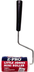 Premier Paint Roller - 10" Long, 1/4" Nap, Wall Paint Roller Set - 5" Wide, Steel Frame, Includes Roller Cover & Frame - USA Tool & Supply