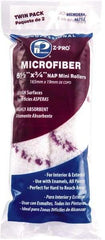 Premier Paint Roller - 3/4" Nap, 6" Wide Paint Mini Roller Covers - Rough Texture, Microfiber - USA Tool & Supply