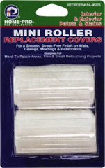 Premier Paint Roller - 4" Wide Paint Mini Roller Covers - Smooth Texture, Polyester - USA Tool & Supply