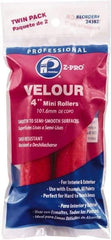 Premier Paint Roller - 4" Wide Paint Mini Roller Covers - Smooth Texture, Woven & Polyester - USA Tool & Supply