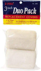 Premier Paint Roller - 1/4" Nap, 3" Wide Paint Roller Cover - Smooth Texture, Polyester - USA Tool & Supply