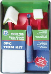 Premier Paint Roller - Trim Paint Roller Kit - Plastic Frame, Includes Paint Tray & Roller Frame - USA Tool & Supply