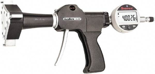 Starrett - Electronic Bore Gages Type: Pistol Grip Electronic Bore Gage Minimum Measurement (Decimal Inch): 3.2500 - USA Tool & Supply