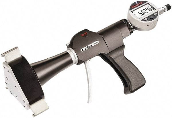 Starrett - Electronic Bore Gages Type: Pistol Grip Electronic Bore Gage Minimum Measurement (Decimal Inch): 4.0000 - USA Tool & Supply