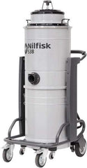 Nilfisk - 13 Gal Steel Tank, Electric Powered Wet/Dry Vacuum - 3.21 Peak hp, 100/120 Volt, 15.8 Amps, 20' Hose Fitting, Main Filter, Accessories Included - USA Tool & Supply