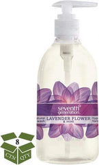 Seventh Generation - 12 oz Pump Bottle Liquid Soap - Clear, Lavender Flower & Mint Scent - USA Tool & Supply