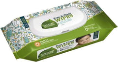 Seventh Generation - Pre-Moistened Baby Wipes - Pop-Up, 7" x 7" Sheet Size, White - USA Tool & Supply