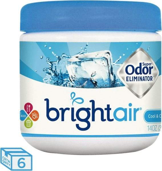 BRIGHT Air - 14 oz Tub Odor Neutralizer - Gel, Cool & Clean Scent - USA Tool & Supply