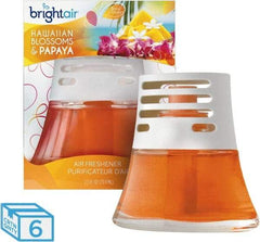 BRIGHT Air - 2.5 oz Diffuser Air Freshener - Liquid, Hawaiian Blossoms & Papaya Scent - USA Tool & Supply