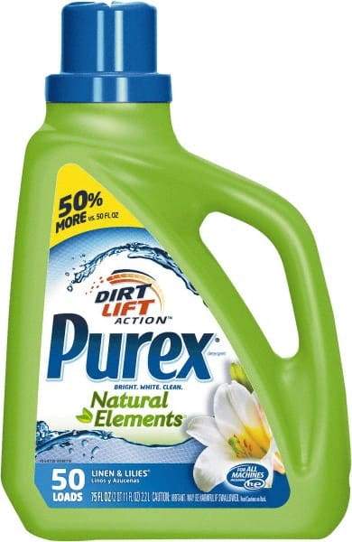 Purex - 75 oz Liquid Laundry Detergent - Linen & Lilies Scent - USA Tool & Supply