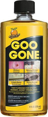 Goo Gone - 8 oz Bottle Adhesive Remover - Removes Adhesives, Gum, Tar, Crayon, Scuff Marks, Wax, Sap - USA Tool & Supply
