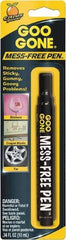 Goo Gone - 0.34 oz Pen Applicator Adhesive Remover - Removes Adhesives, Gum, Tar, Crayon, Scuff Marks, Wax, Sap - USA Tool & Supply