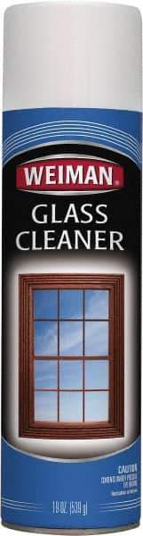 Weiman - 19 oz Aerosol Can Unscented Glass Cleaner - Use on Glass - USA Tool & Supply