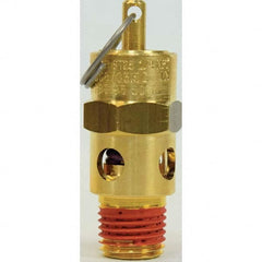 Control Devices - 1/4" Inlet, ASME Safety Valve - USA Tool & Supply