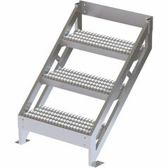 TRI-ARC - Rolling & Wall Mounted Ladders & Platforms Type: Ladder Style: Stair Unit - USA Tool & Supply
