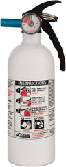 Kidde - 2 Lb, 5-B:C Rated, Dry Chemical Fire Extinguisher - 3-1/4" Diam x 10.95" High, 100 psi, 8' Discharge in 12 sec, Seamless Aluminum Cylinder - USA Tool & Supply