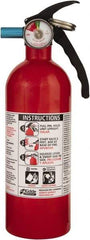 Kidde - 2 Lb, 5-B:C Rated, Dry Chemical Fire Extinguisher - 3-1/4" Diam x 10.95" High, 100 psi, 12' Discharge in 12 sec, Seamless Aluminum Cylinder - USA Tool & Supply