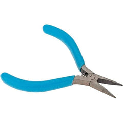 Xcelite - 13/16" Jaw Length x 3/8" Jaw Width, Long Nose Comfort Grip Pliers - Serrated Jaw, Bi-Material Cushion Handle - USA Tool & Supply