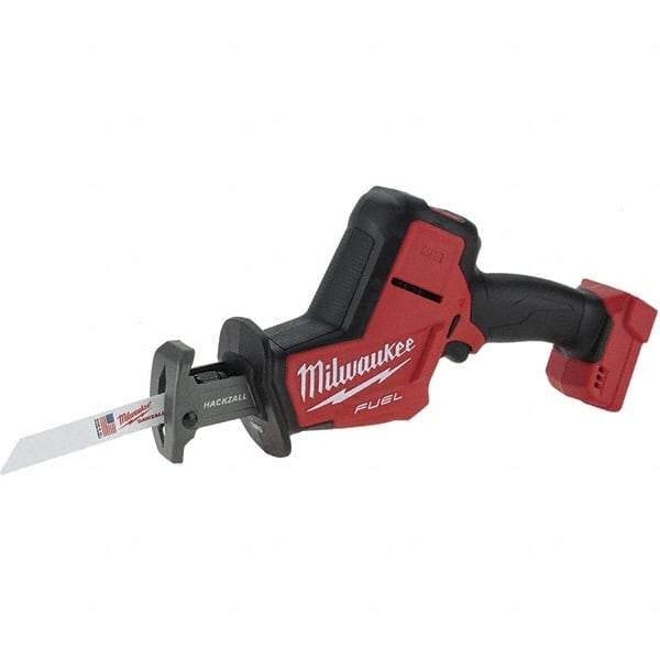 Milwaukee Tool - 18V, 0 to 3,000 SPM, Cordless Reciprocating Saw - 7/8" Stoke Length, Lithium-Ion Batteries Not Included - USA Tool & Supply