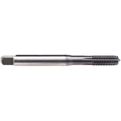 Emuge - #2-56 UNC, Semi-Bottoming Chamfer, TiCN Finish, High Speed Steel Thread Forming STI Taps - 1-49/64" OAL, 0.141" Shank Diam, 9/32" Thread Length - USA Tool & Supply