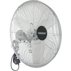 PRO-SOURCE - 24" Blade, 1/4 hp, 5,200, 6,000 & 7,700 CFM, Oscillating Industrial Circulation Fan - Back-Mounted, 120 VAC Volts, 1.60-1.90 Amps, 3 Speed - USA Tool & Supply