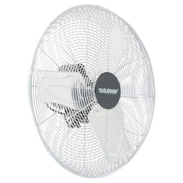 PRO-SOURCE - 24" Blade, 1/4 hp, 5,200, 6,000 & 7,700 CFM, Industrial Circulation Fan - Back-Mounted, 120 VAC Volts, 1.60-1.90 Amps, 3 Speed - USA Tool & Supply