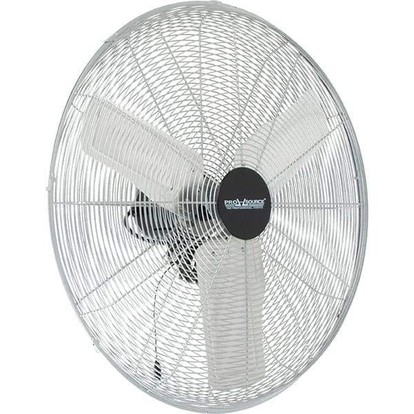 PRO-SOURCE - 30" Blade, 1/4 hp, 5,300, 6,200 & 7,800 CFM, Industrial Circulation Fan - Back-Mounted, 120 VAC Volts, 1.60-1.90 Amps, 3 Speed - USA Tool & Supply