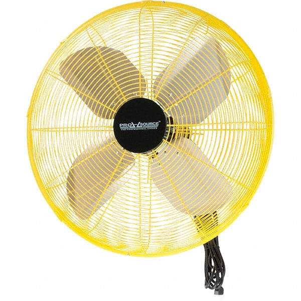 PRO-SOURCE - 24" Blade, 1/2 hp, 6,500 & 8,600 CFM, Industrial Circulation Fan - Fan Head Only, 120 Volts, 3.5 Amps, 2 Speed - USA Tool & Supply