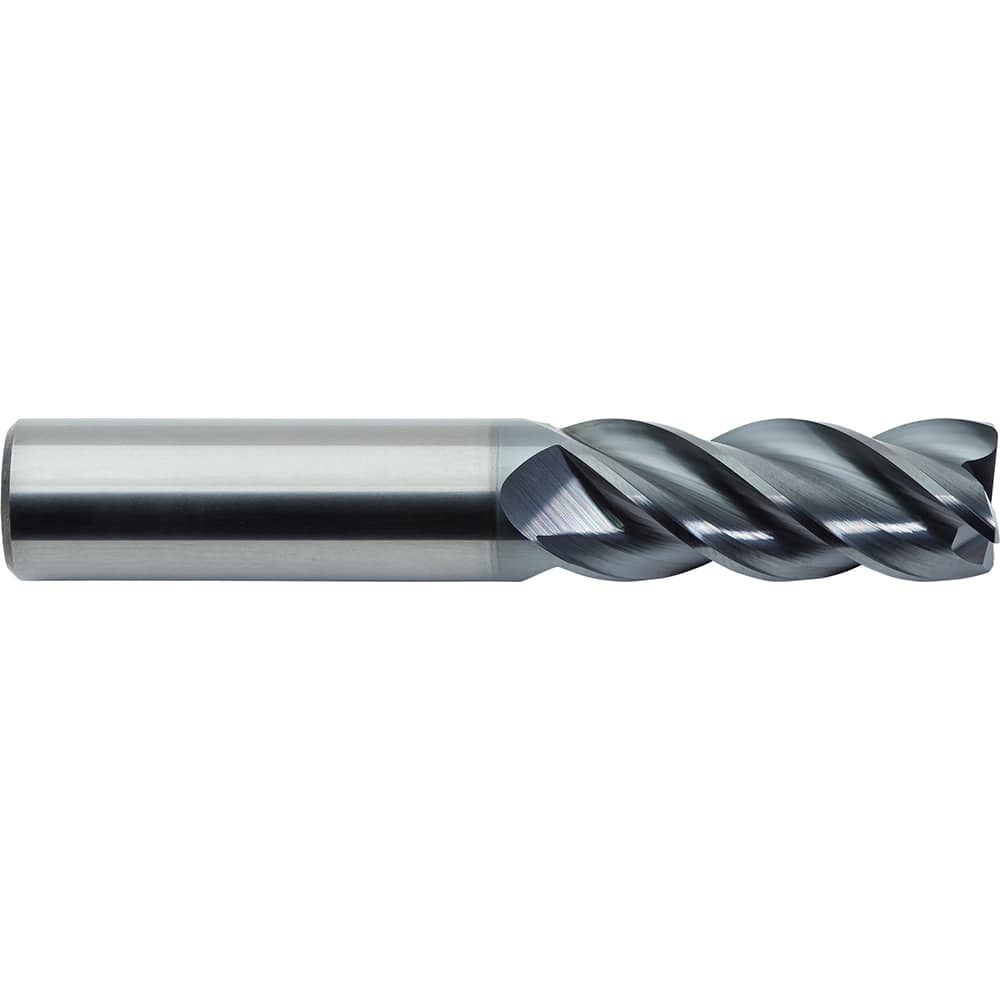 M.A. Ford - Corner Radius & Corner Chamfer End Mills; Mill Diameter (Inch): 1 ; Mill Diameter (Decimal Inch): 1.0000 ; End Type: Corner Radius ; Corner Radius (Inch): .120 ; Number of Flutes: 4 ; Material: Solid Carbide - Exact Industrial Supply