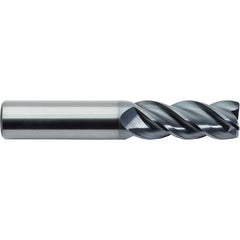 M.A. Ford - Corner Radius & Corner Chamfer End Mills; Mill Diameter (mm): 12.00 ; Mill Diameter (Decimal Inch): 0.4724 ; End Type: Corner Radius ; Corner Radius (mm): 0.800 ; Corner Radius (Inch): .031 ; Number of Flutes: 4 - Exact Industrial Supply