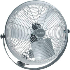 PRO-SOURCE - 18" Blade, 1/8 hp, 5,750 Max CFM, Single Phase Fan - 2.2 Amps, 115 Volts, 3 Speed - USA Tool & Supply