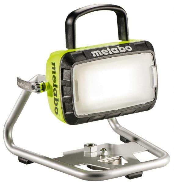 Metabo - 18 Volts, 2600 Lumens, Cordless Work Light - Fluorescent Green, 8 hr Run Time - USA Tool & Supply