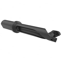 Allied Machine and Engineering - 0.6693" to 0.7086" Diam 5xD 3-35/64" Max Depth Straight Flute Spade Drill - USA Tool & Supply