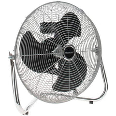 PRO-SOURCE - 18" Blade, 1/4 hp, 5,686 Max CFM, Floor Fan - 3 Speed - USA Tool & Supply