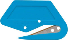 Martor USA - Recessed/Hook Blade Safety Utility Knife - Blue Polycarbonate Handle, 1 Blade Included - USA Tool & Supply