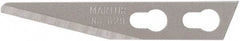 Martor USA - 100 Piece, Carbon Steel, Utility Knife Blade - 1.34" Long - USA Tool & Supply