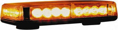 Buyers Products - Variable Flash Rate, Magnetic or Permanent Mount Emergency LED Lightbar Assembly - Powered by DC, Amber - USA Tool & Supply