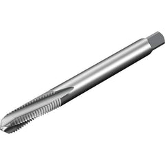Sandvik Coromant - 3 Flute 3B Spiral Flute Tap - Powdered Metal High Speed Steel, Uncoated - USA Tool & Supply